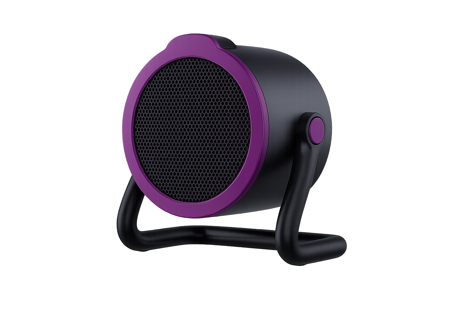 Portable Electric Space Heater – 1000W Desktop Ceramic Air Warmer with Safety Tip-Over Protection