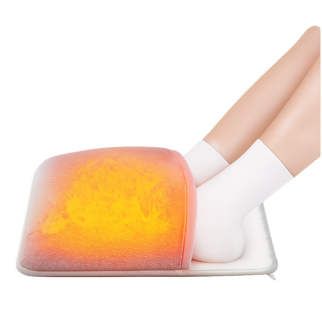 Electric Heated Foot Warmer – Soft Heating Pad for Home & Office