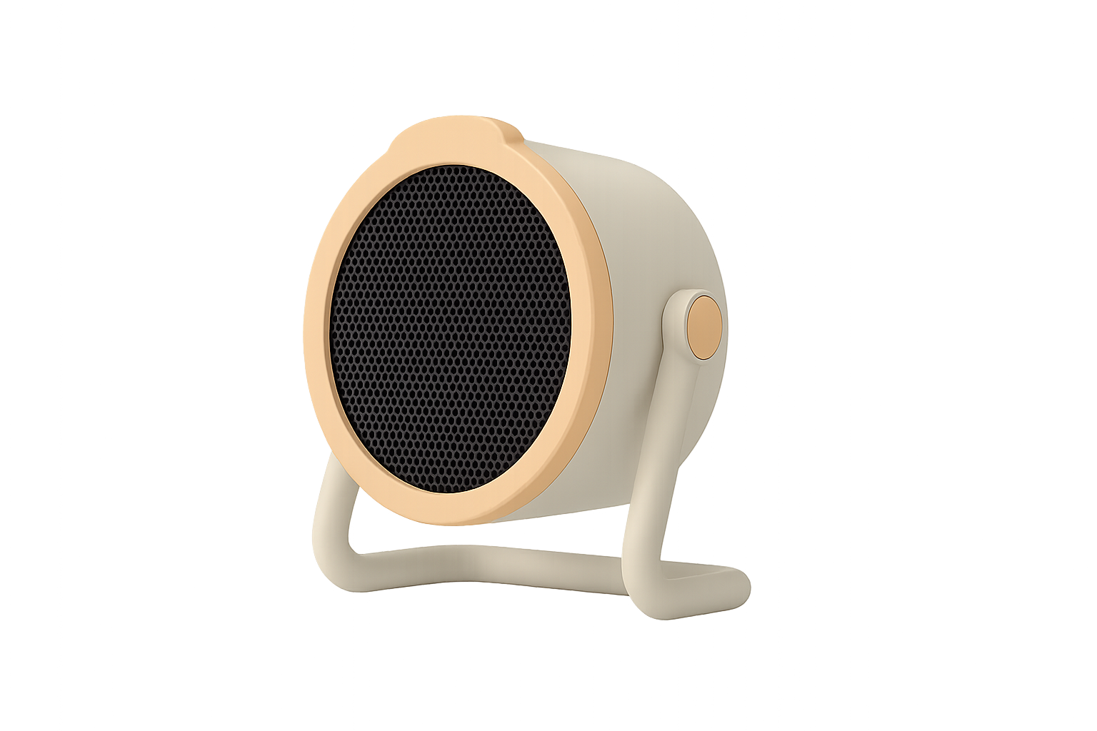 Portable Electric Space Heater – 1000W Desktop Ceramic Air Warmer with Safety Tip-Over Protection