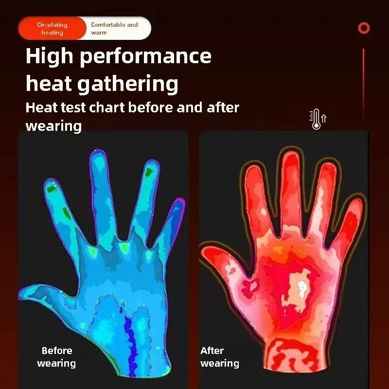 Heated Motorcycle Gloves – Waterproof Touchscreen Winter Gloves for Men & Women